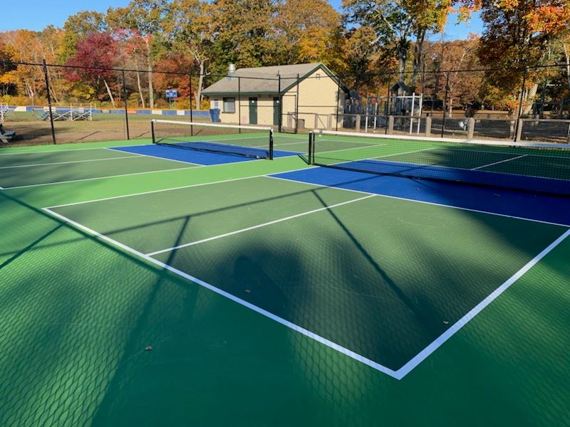 October Cross Lane Refurbish updated picture of courts