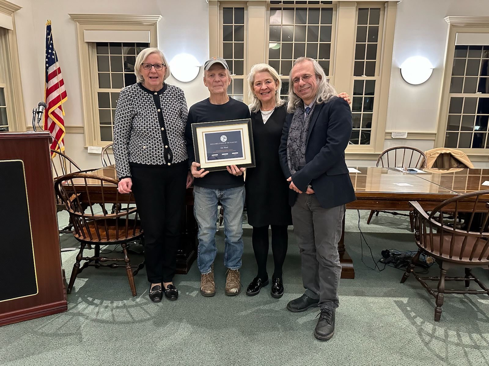 citizen of the year with the board of selectmen