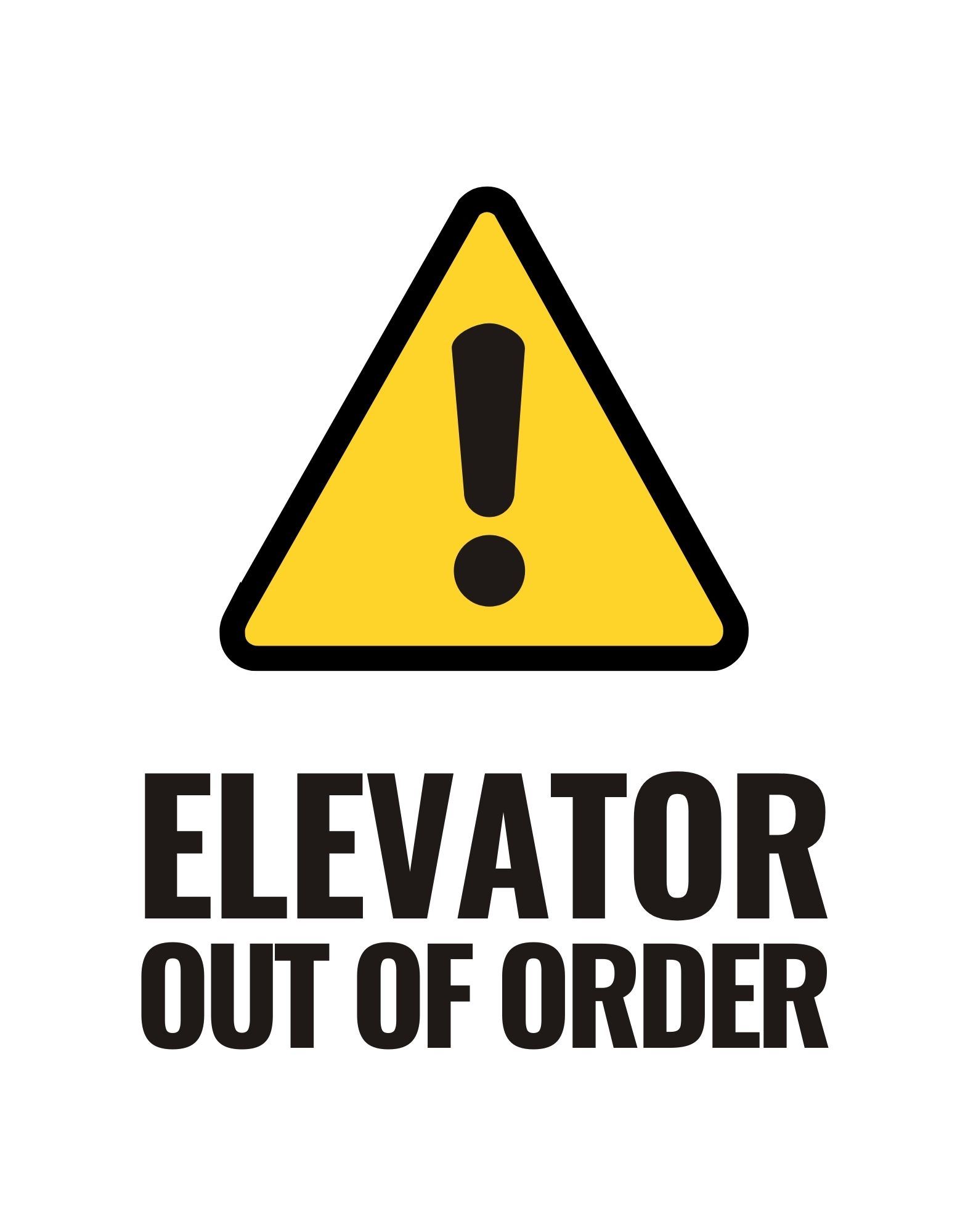 Elevator Out Of Order graphic