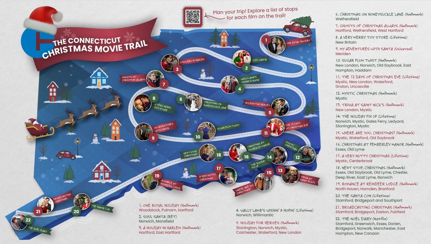 CT Christmas Movie Trail graphic
