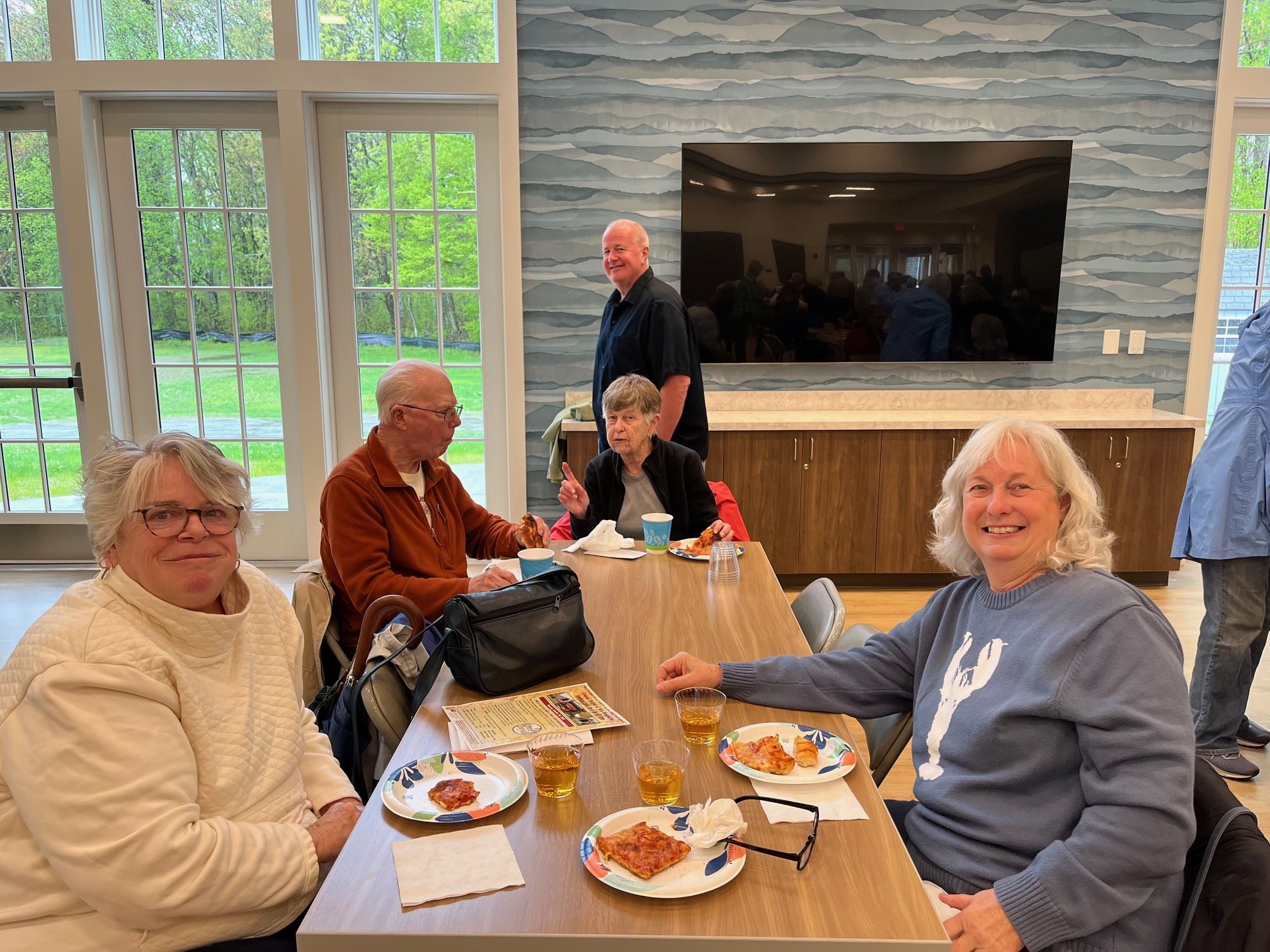 May 2025 Lymes Sr Center Soft Opening Pizza Party