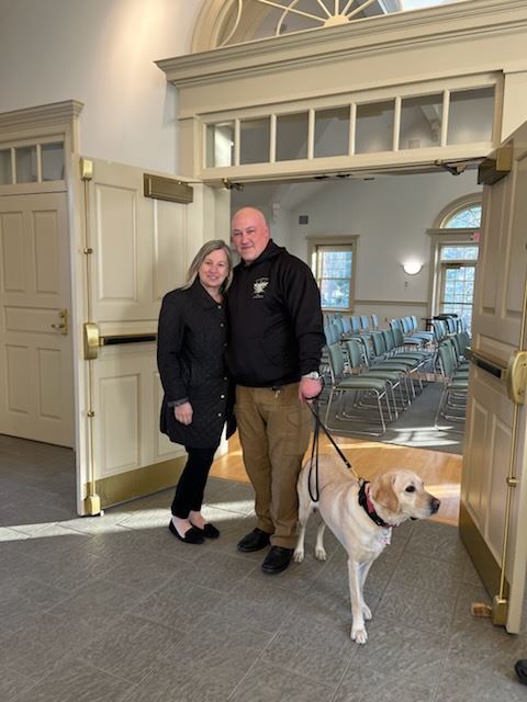 Matt Weber,  LYSB Director Mary Seidner and Veira
