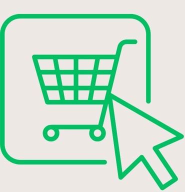 Green Shopping Cart graphic