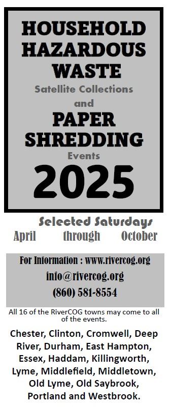 2025 Household hazardous waste and paper shredding events