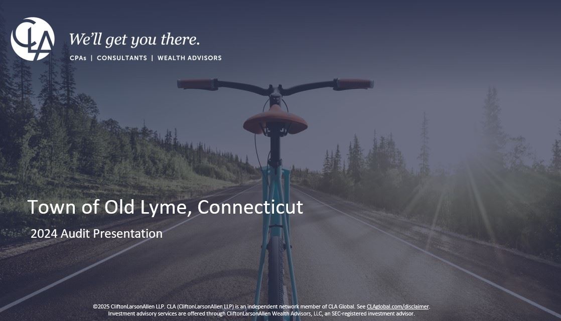 Cover of Audit Presentation for Fiscal Year 2023-24